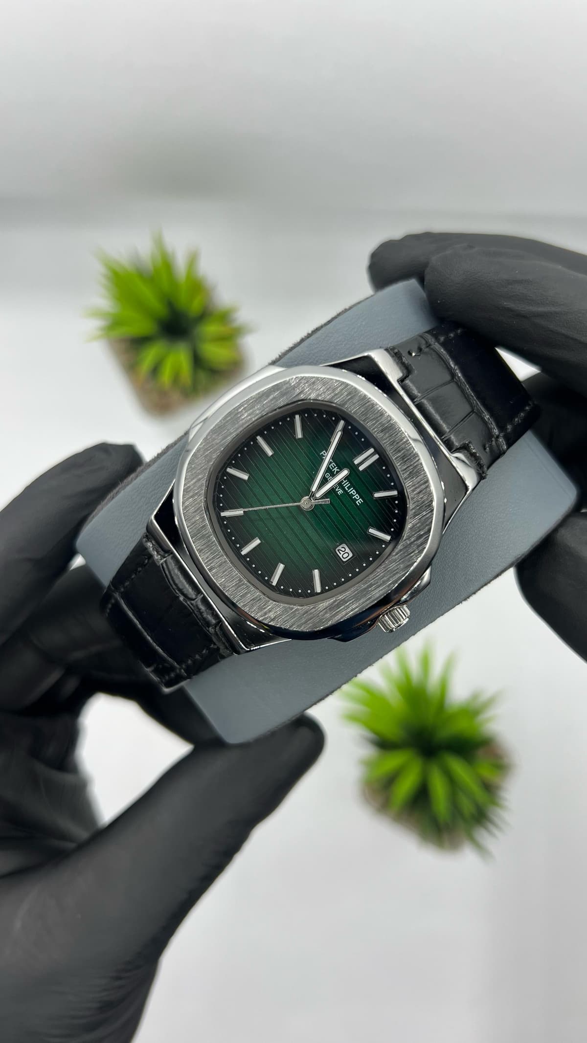 Patek Phillipe leather Black Green